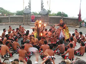 private tour to see the Kecak dance show