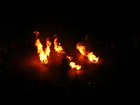 Kecak dance sunset Bali