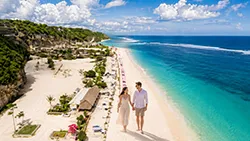 Enjoy Pandawa Beach in the south of Bali with a private